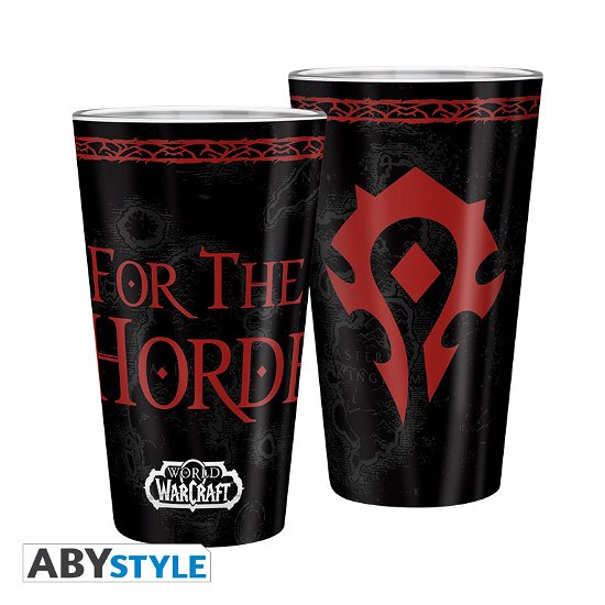 Cover for Glas · WORLD OF WARCRAFT - Large Glass - 400ml - Horde - (MERCH) (2019)