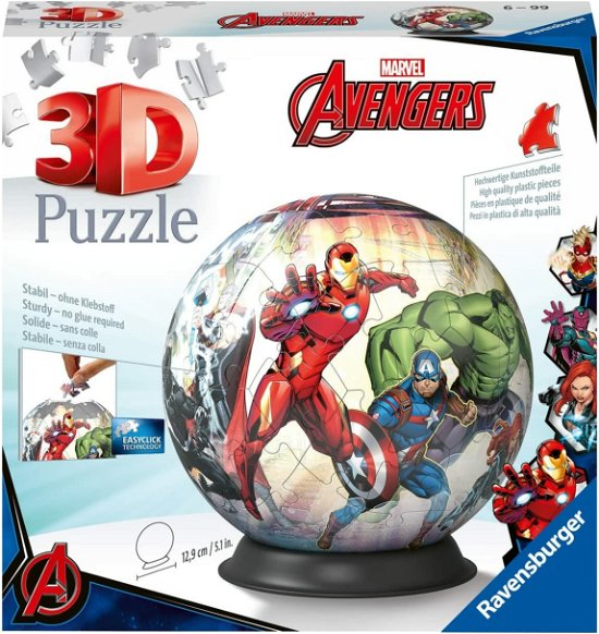 Cover for Ravensburger · Marvel Avengers 3D Puzzel 72st. (N/A)
