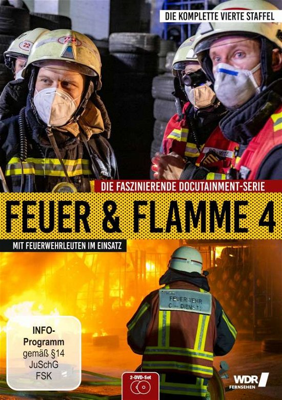 Cover for Feuer Und Flamme-mit Feuerwehrmaennern Im Einsat · Feuer Und Flamme-mit Feuerwehrmännern Im Einsat (DVD) (2021)