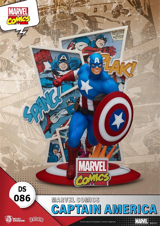 Cover for Beast Kingdom · Marvel Comics: Captain America Pvc Diorama (Legetøj) (2023)
