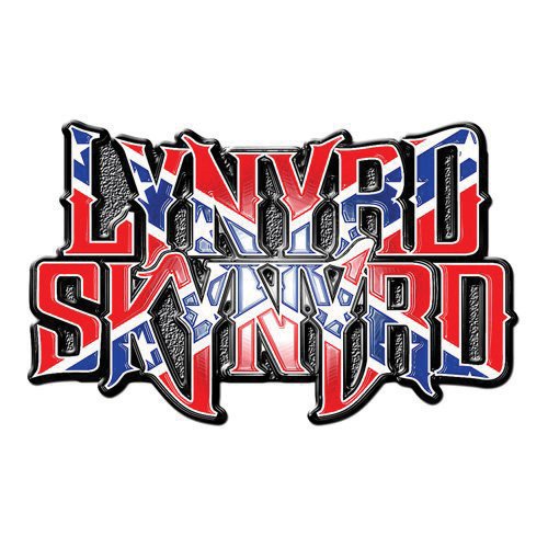 Lynyrd Skynyrd Pin Badge: Flag Logo - Lynyrd Skynyrd - Fanituote - Live Nation - 162199 - 5055295301962 - 