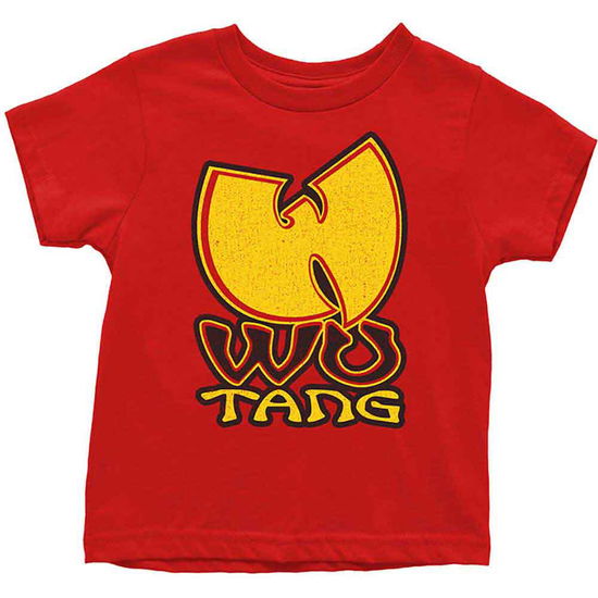 Cover for Wu-Tang Clan · Wu-Tang Clan Kids Toddler T-Shirt: Wu-Tang (Red) (2 Years) (T-shirt) [size 1-2yrs] [Red - Kids edition] (2021)