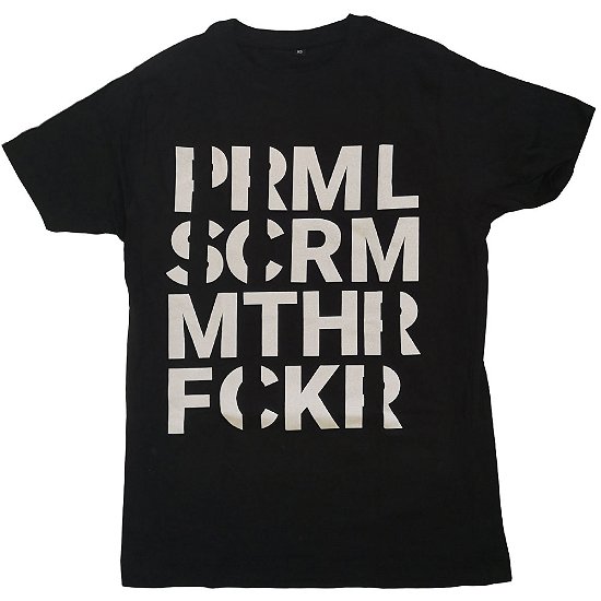 Cover for Primal Scream · Primal Scream Unisex T-Shirt: Muthafucka (T-shirt) [size XS] [Black - Unisex edition]