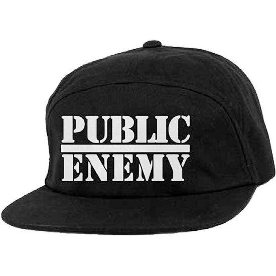 Cover for Public Enemy · Public Enemy Unisex Camper Cap: Logo (Black) (MERCH) (2021)