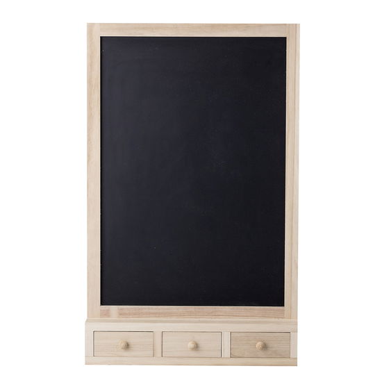 Cover for Bloomingville Mini · Higma Blackboard - Black (N/A)