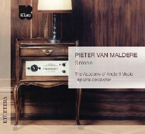 Cover for P. Van Maldere · Sinfonie (CD) (2011)