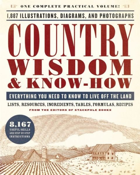 Cover for Editors of Storey Publishing · Country Wisdom &amp; Know-How: Everything You Need to Know to Live Off the Land (Paperback Book) (2017)