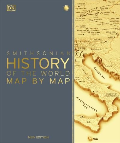 Cover for Dk · History of the World Map by Map (Bok) (2023)