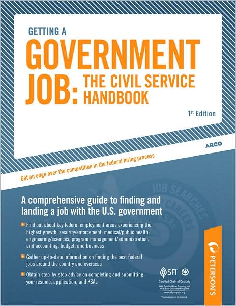 Cover for Peterson's · Getting a Government Job:  The Civil Service Handbook (Paperback Book) (2009)