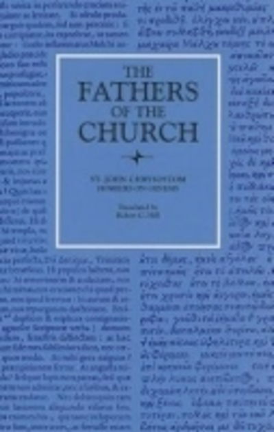 Cover for John Chrysostom · Homilies on Genesis, 46-67: Vol. 87 - Fathers of the Church Series (Paperback Bog) (1982)