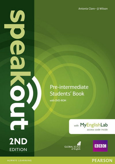 Cover for Antonia Clare · Speakout Pre-Intermediate 2nd Edition Students' Book with DVD-ROM and MyEnglishLab Access Code Pack - speakout (Book) (2016)