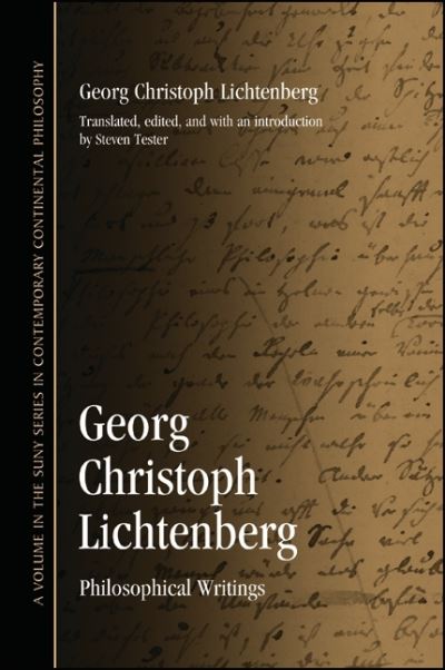 Cover for Georg Christoph Lichtenberg (Paperback Book) (2013)