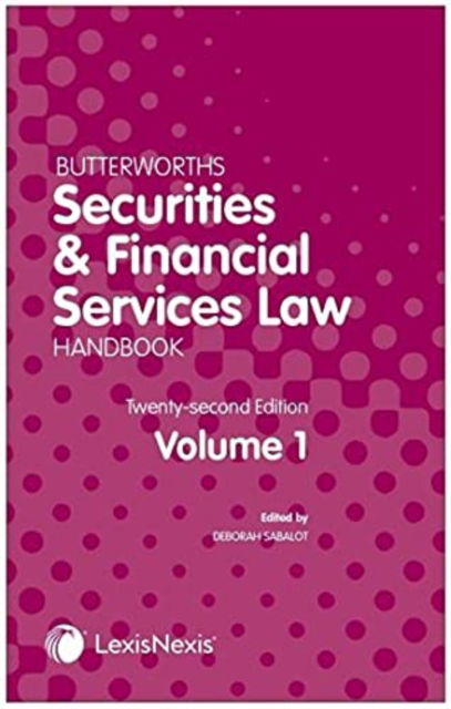 Cover for Deborah · Butterworths Securities and Financial Services Law Handbook (Paperback Book) (2021)