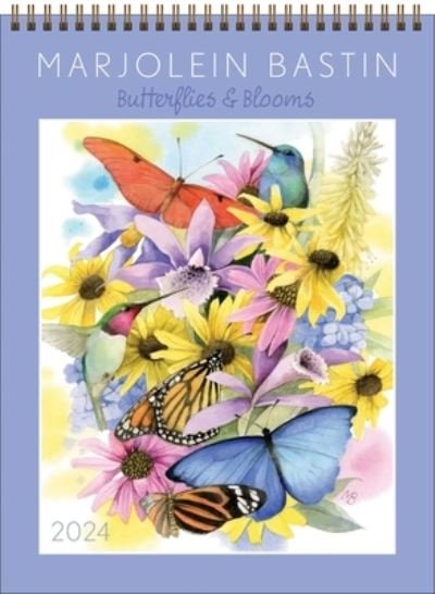 Cover for Marjolein Bastin · Marjolein Bastin 2024 Wall Calendar: Butterflies &amp; Blooms (Calendar) (2023)