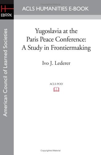 Cover for Ivo J. Lederer · Yugoslavia at the Paris Peace Conference: a Study in Frontiermaking (Paperback Book) (2008)