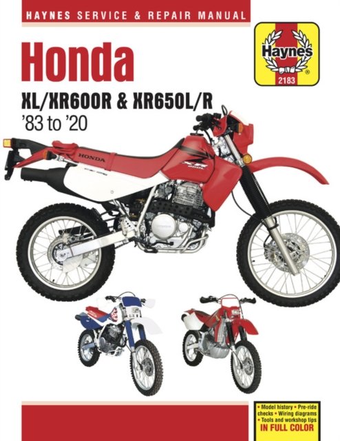 Honda XL/XR600R & XR650L/R (83-20): 83-20 - Haynes Publishing - Bücher - Haynes Manuals Inc - 9781620923962 - 19. Oktober 2020