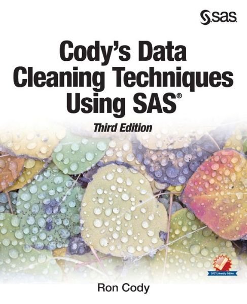 Cover for Ron Cody · Cody's Data Cleaning Techniques Using SAS, Third Edition (Paperback Book) (2017)