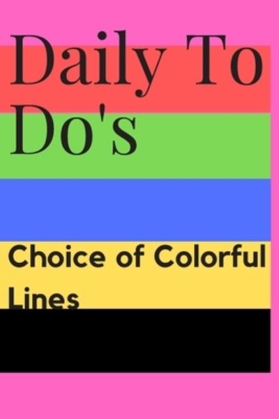 Cover for Michael David · Daily To Do's Choice of Colorful Lines (Paperback Book) (2020)