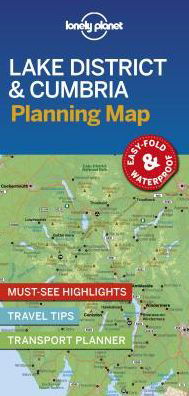 Lonely Planet Lake District & Cumbria Planning Map - Map - Lonely Planet - Books - Lonely Planet Global Limited - 9781788685962 - March 25, 2019