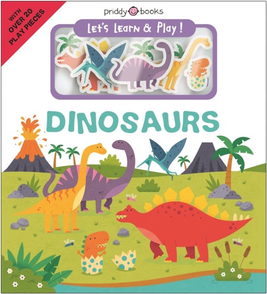 Cover for Roger Priddy · Let's Learn &amp; Play Dinosaurs - Let's Learn &amp; Play (Kartonbuch) (2024)
