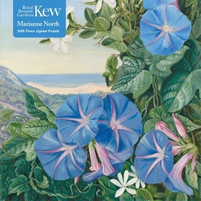 Adult Jigsaw Puzzle Kew: Marianne North: Amatungula and Blue Ipomoea, South Africa: 1000-Piece Jigsaw Puzzles - 1000-piece Jigsaw Puzzles -  - Brætspil - Flame Tree Publishing - 9781839644962 - 9. august 2021