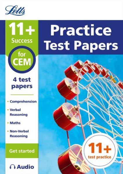 Cover for Letts 11+ · 11+ Practice Test Papers (Get started) for the CEM tests inc. Audio Download - Letts 11+ Success (Paperback Book) (2017)