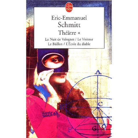 Cover for E. E. Schmitt · Theatre 1 Nuit Valognes / Visiteur / Baillon (Ldp Litterature) (French Edition) (Paperback Book) [French edition] (2002)