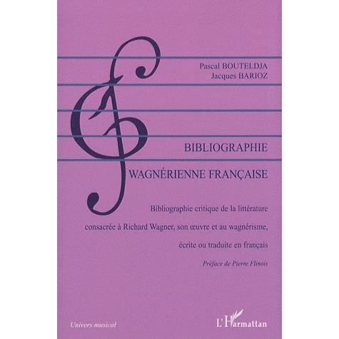 Cover for Jacques Barioz · Bibliographie wagnérienne française (Paperback Book) (2020)