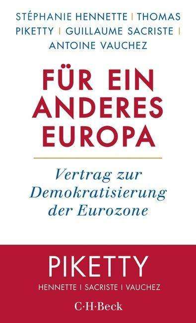 Cover for Piketty · Piketty:fÃ¼r Ein Anderes Europa (Book)