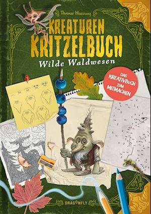 Cover for Thomas Hussung · Kreaturenkritzelbuch - Wilde Waldwesen (Hardcover Book) (2022)