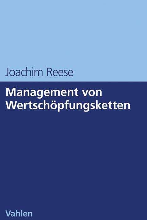 Cover for Reese · Reese:management V.wertschÃ¶pfungskette (Bog)