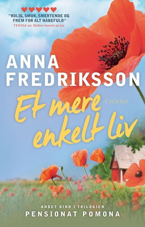 Cover for Anna Fredriksson · Pensionat Pomona: Et mere enkelt liv (Paperback Book) [2. Painos] (2021)