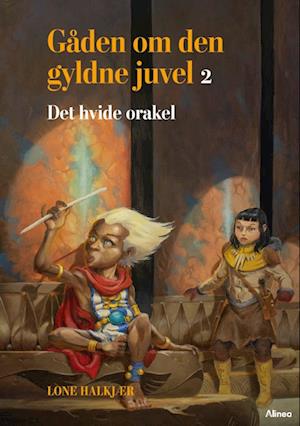 Cover for Lone Halkjær · Gåden om den gyldne juvel: Gåden om den gyldne juvel 2 - Det hvide orakel, Blå læseklub (Gebundesens Buch) [1. Ausgabe] (2023)