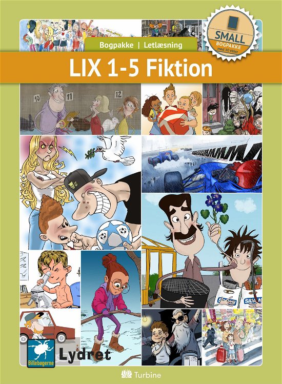 Cover for Bogpakke, letlæsning, fiktion · Bogpakke: LIX 1-5 Fiktion (SMALL 10 bøger) (Innbunden bok) [1. utgave] (2019)