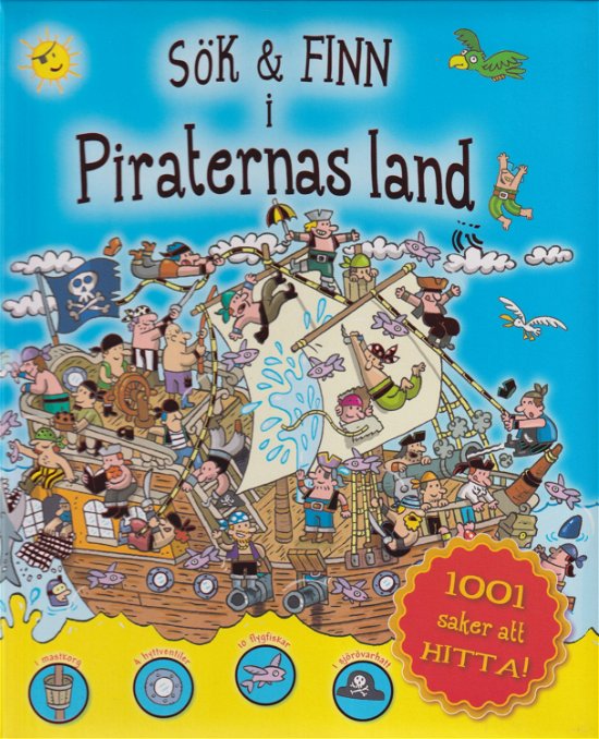 Cover for Sök &amp; Finn i Piraternas land (Gebundesens Buch) (2014)