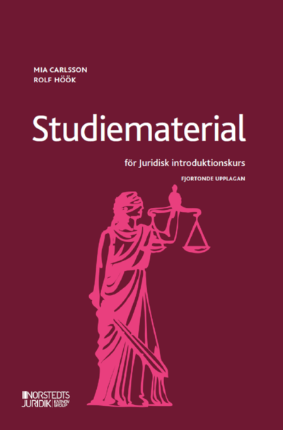 Cover for Mia Carlsson · Studiematerial för Juridisk introduktionskurs (Buch) (2022)