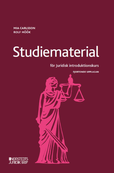 Cover for Mia Carlsson · Studiematerial för Juridisk introduktionskurs (Book) (2022)