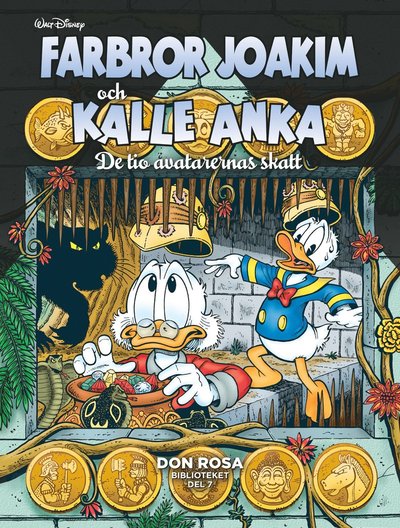 Cover for Don Rosa · Farbror Joakim och Kalle Anka. De tio avatarernas skatt (Gebundenes Buch) (2022)