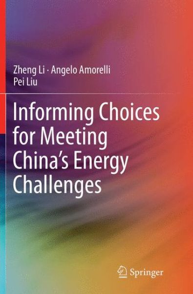 Informing Choices for Meeting China's Energy Challenges - Zheng Li - Books - Springer Verlag, Singapore - 9789811095962 - June 15, 2018