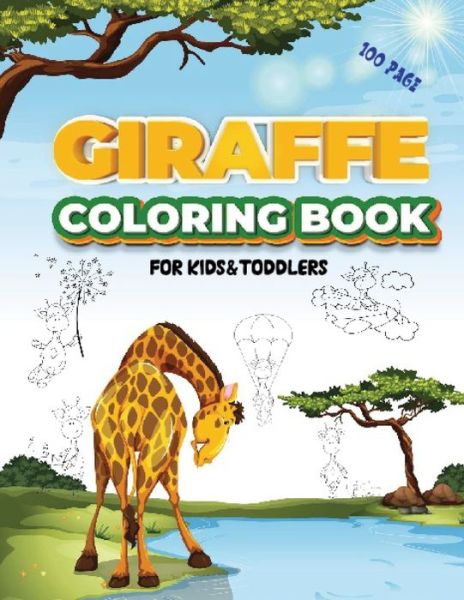 Cover for Mo Publishing · Giraffe Coloring Book For Kids &amp; Toddlers (Paperback Book) (2021)