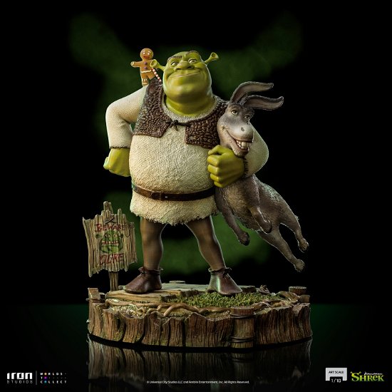Shrek Deluxe Art Scale Statue 1/10 Shrek, Donkey a - Dreamworks - Marchandise - IRON STUDIO - 0618231951963 - 23 avril 2024
