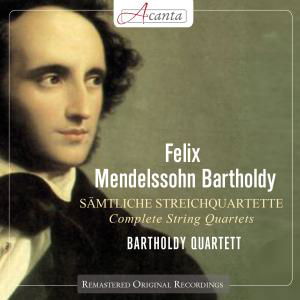 Mendelssohn:streichquartette - Bartholdy-Quartett - Muziek - Acanta - 0885150335963 - 31 augustus 2012