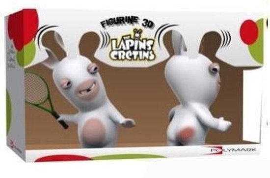 Cover for Lapins Cretins · Figurine 3d Lapin Tennis Double P (Legetøj) (2019)