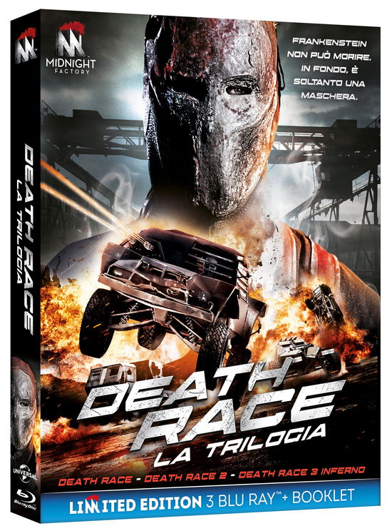 Death Race Collection (3 Blu-ray+booklet) - Joan Allen,sean Bean,tyrese Gibson,luke Goss,paul Haslinger,ian Mcshane,trevor Morris,ving Rhames,max Ryan,dougray Scott,jason Statham,danny Trejo - Movies - MIDNIGHT FACTORY - 4020628800963 - August 25, 2020