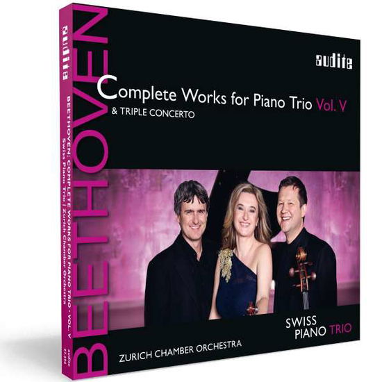 Beethoven: Complete Works For Piano Vol.V - Swiss Piano Trio / Zurich Chamber Orchestra - Musik - AUDITE - 4022143976963 - 19 oktober 2018