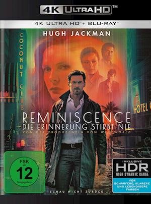 Cover for Hugh Jackman,rebecca Ferguson,thandie Newton · Reminiscence: Die Erinnerung Stirbt Nie (4K UHD Blu-ray) (2022)