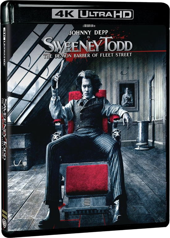 Cover for Sweeney Todd (4K Ultra HD) (2025)