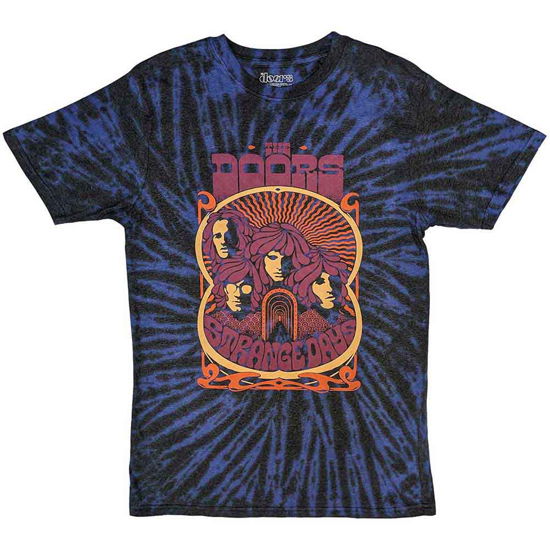 Cover for The Doors · The Doors Unisex T-Shirt: Strange Days (Wash Collection) (T-shirt) [size M] [Blue - Unisex edition]