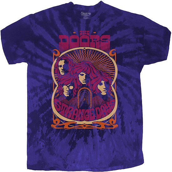 Cover for The Doors · The Doors Unisex T-Shirt: Strange Days (Wash Collection) (T-shirt) [size M] [Blue - Unisex edition]