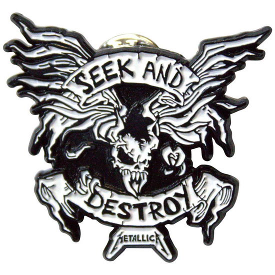 Metallica Pin Badge: Seek & Destroy - Metallica - Fanituote -  - 5056737256963 - 